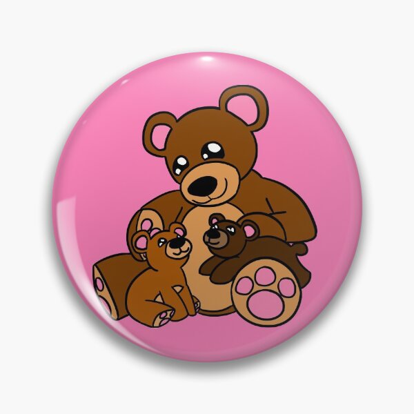 Item preview, Teddy Bear Family-Pink designed and sold by RobynKitty.