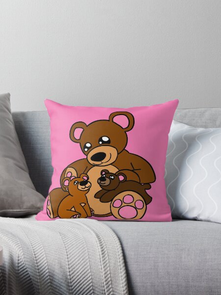 Artikel-Vorschau von Teddybär Family-Pink, designt und verkauft von RobynKitty.