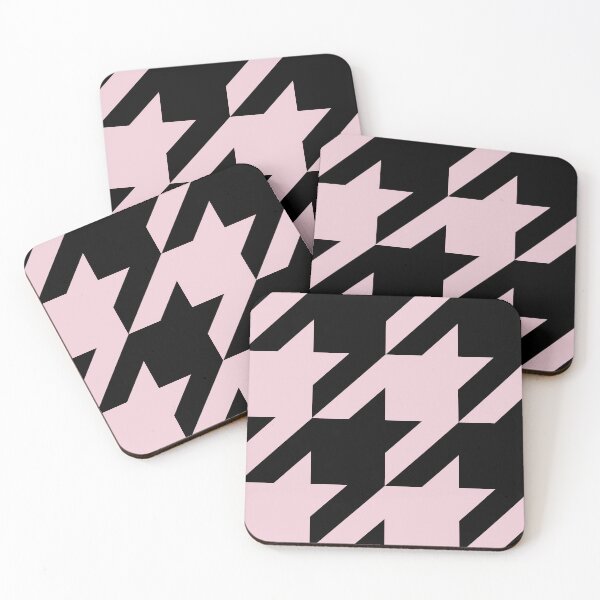 Item preview, Houndstooth Black and Pink designed and sold by Moyanana.