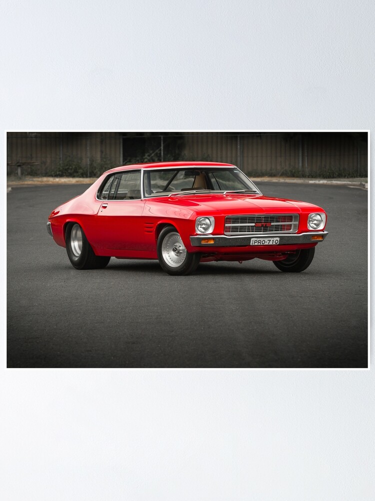 Alternate view of Peter's HQ Holden GTS Monaro Poster