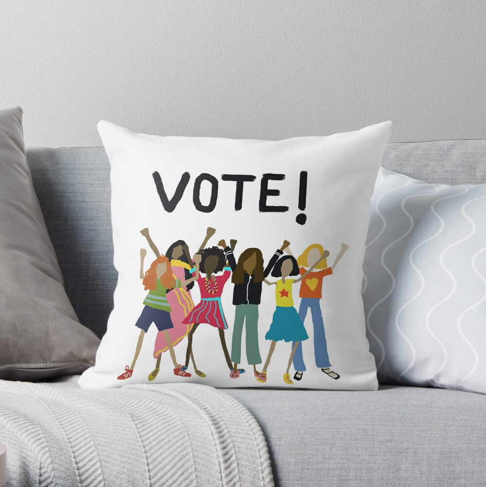Vote! Throw Pillow