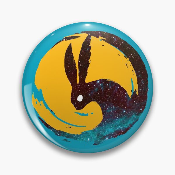 Item preview, Rabbit Moon - Blue Galaxy Variant designed and sold by WishingInkwell.