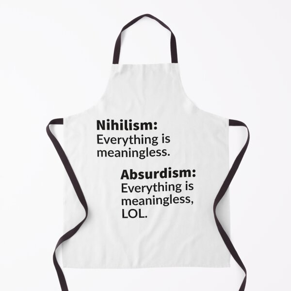 Item preview, Nihilism vs Absurdism designed and sold by Merry Blacksmith.