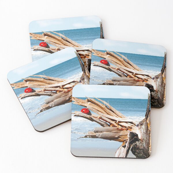 Item preview, Ladybug and Bird on the Beach designed and sold by SueBMytko.