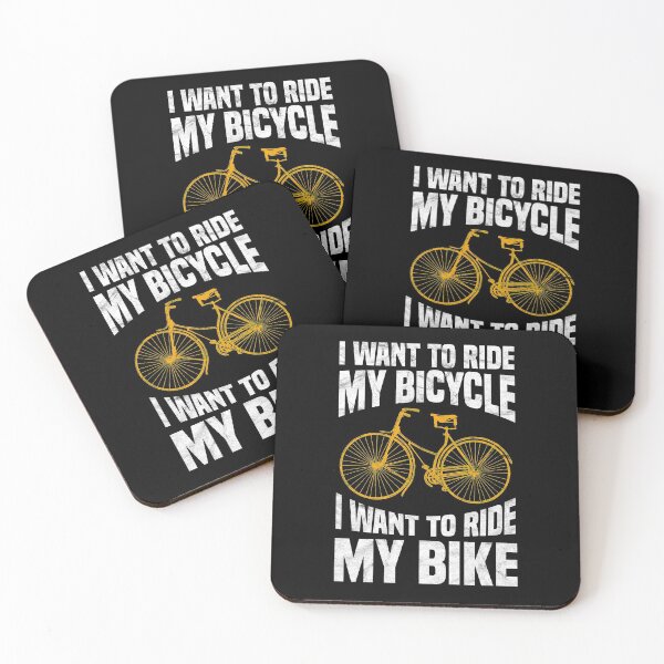 Item preview, I Want To Ride My Bicycle Biker Cycling MTB BMX GIft Design designed and sold by AlphaDist2.