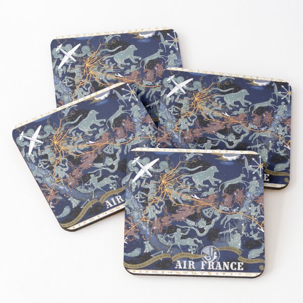 Item preview, 1939 Air France Celestial Poster designed and sold by Gin  Neko.