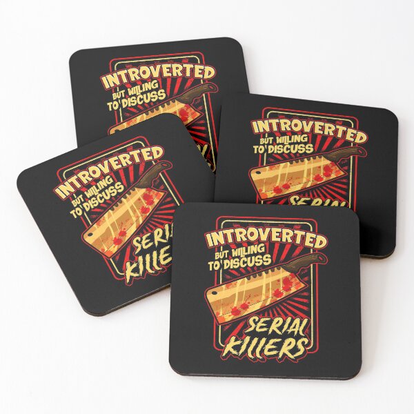 Item preview, Introverted But Willing To Discuss Serial Killers designed and sold by perfectpresents.