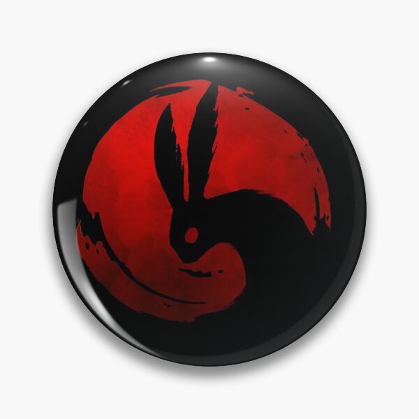 Item preview, Rabbit Moon - Red and Black Variant designed and sold by WishingInkwell.