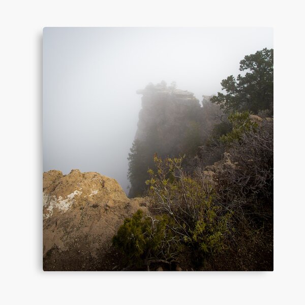 The Rare Grand Canyon covered with puffy fog Canvas Print