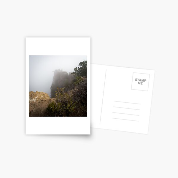 The Rare Grand Canyon covered with puffy fog Postcard