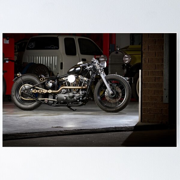Artikelvorschau, Evolutions Custom 1973 Iron Head Sportster entworfen und verkauft von HoskingInd.