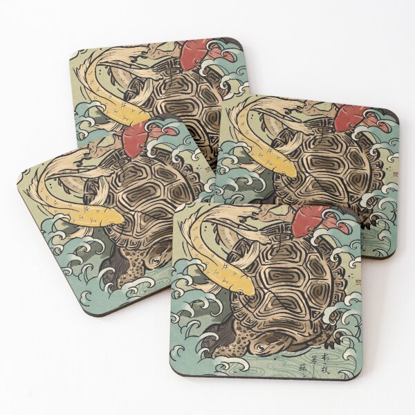 Item preview, Dragon, Turtle & Koi designed and sold by Elvenwings.