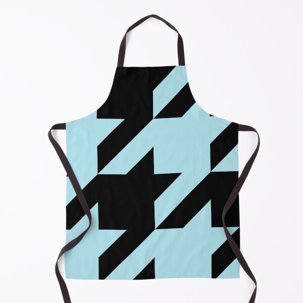 Item preview, Houndstooth Black and Baby Blue designed and sold by Moyanana.