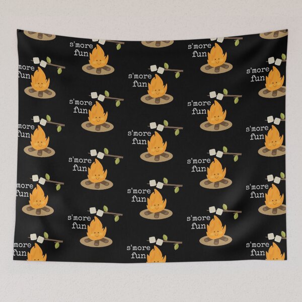 Item preview, s'more fun - Camping Campfire S'mores - Boo-da-chay designed and sold by Boo-da-chay.