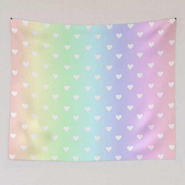 Item preview, Rainbow Pastels With Heart Pattern designed and sold by RootSquare.