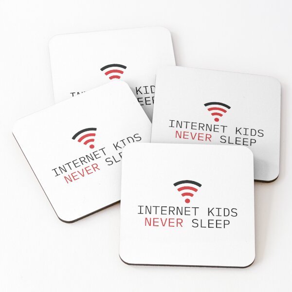 Item preview, internet kids never sleep designed and sold by HadeelStore.