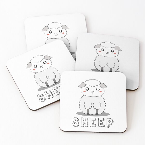 Artikelvorschau, niedliche Schafe kawaii Tierillustrationsgeschenke entworfen und verkauft von zerobatt.
