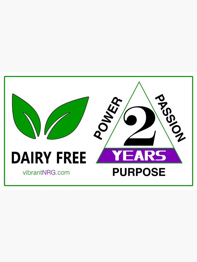 2 Years DAIRY FREE by vibrantNRG