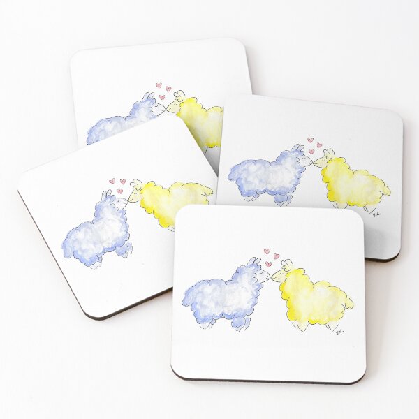 Item preview, Llamas in Love designed and sold by KKDrawsALot.