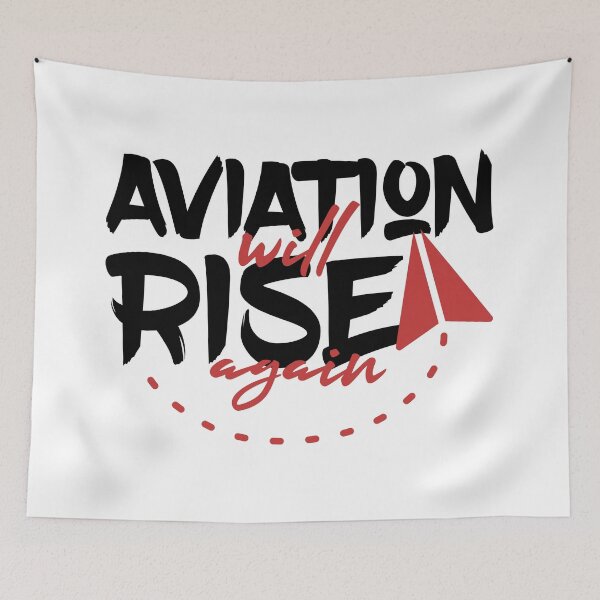 Item preview, Aviation Will Rise Again Inspirational Design designed and sold by Clintoinks.