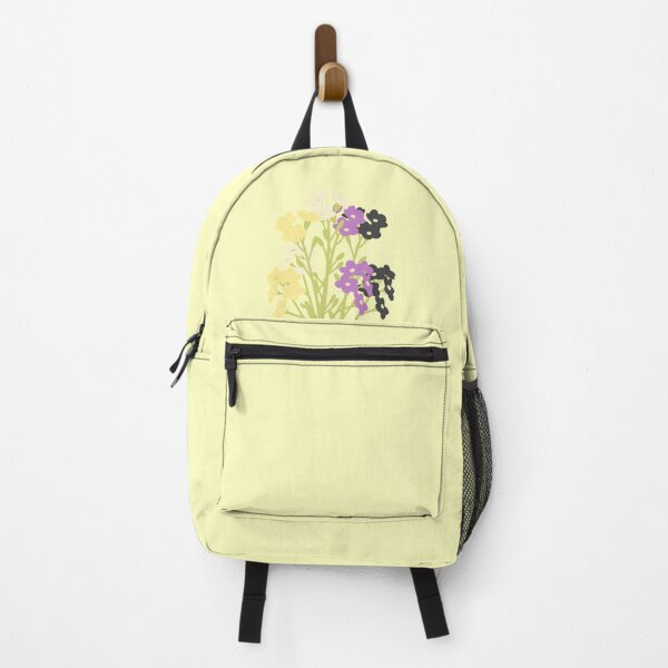 Item preview, Nonbinary Pride Bouquet on a yellow background designed and sold by Alysha Newton.