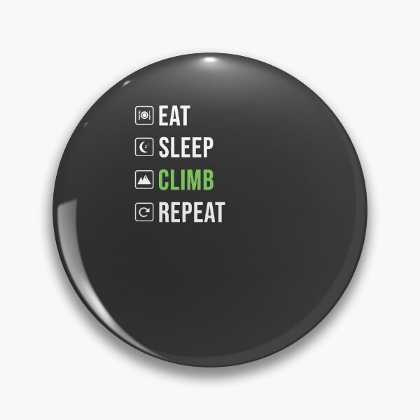 Artikelvorschau, Eat Sleep Climb Repeat entworfen und verkauft von TheTeeLlama.