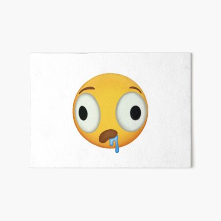 blushhhhh - adorable cursed emoji | Art Board Print