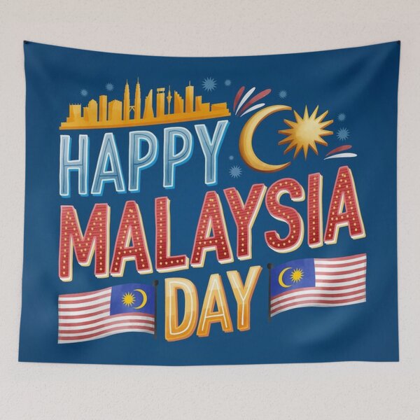 Item preview, Happy Malaysia Day designed and sold by pugmom4.