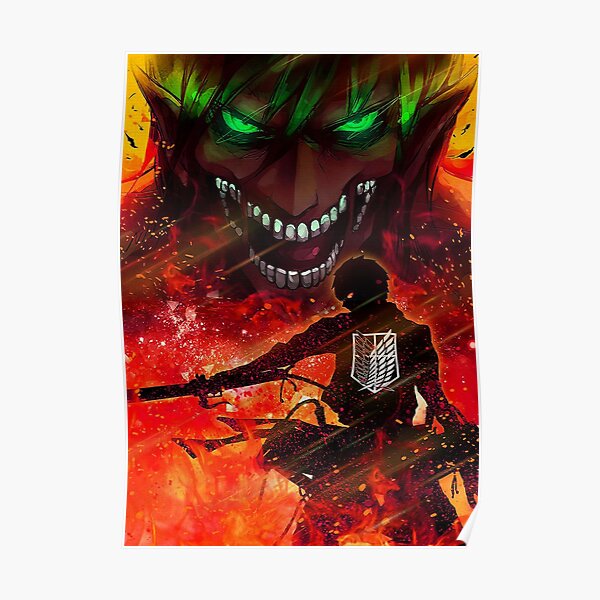 attack on titan design Poster