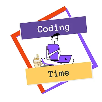 Artwork thumbnail, Coding Time - Man Coder by SmfCoder