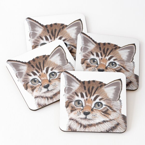 Item preview, Cute kitten drawing designed and sold by gabmenfer.
