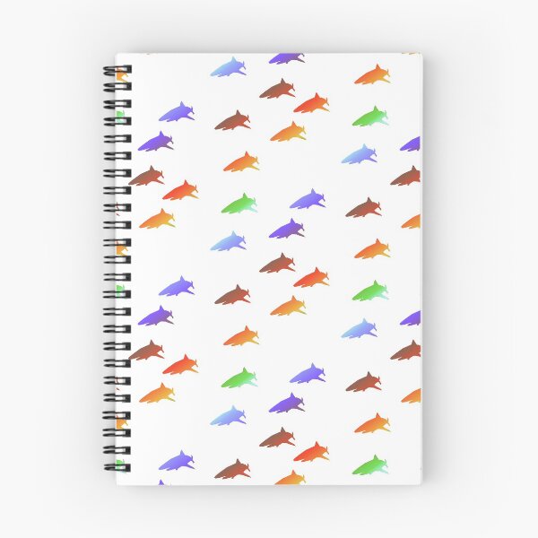 Item preview, multi colored shark pattern  designed and sold by MsTyson.