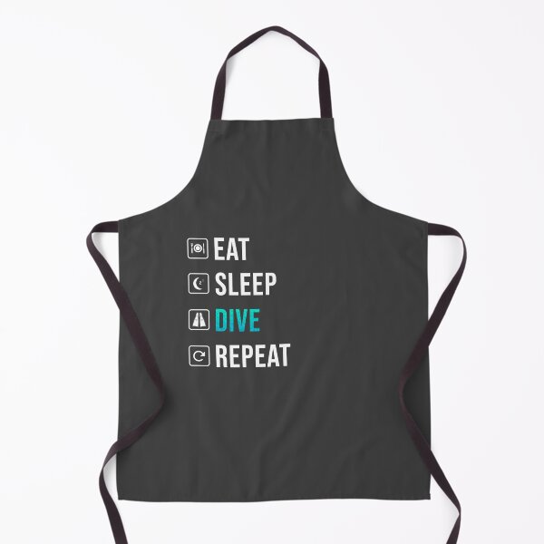 Item preview, Eat Sleep Dive Repeat designed and sold by TheTeeLlama.