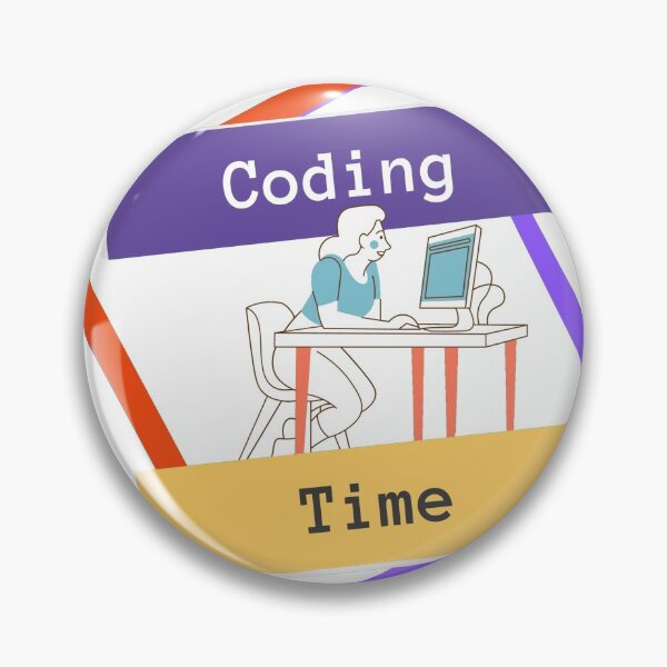 Item preview, Coding Time - Woman Coder designed and sold by SmfCoder.