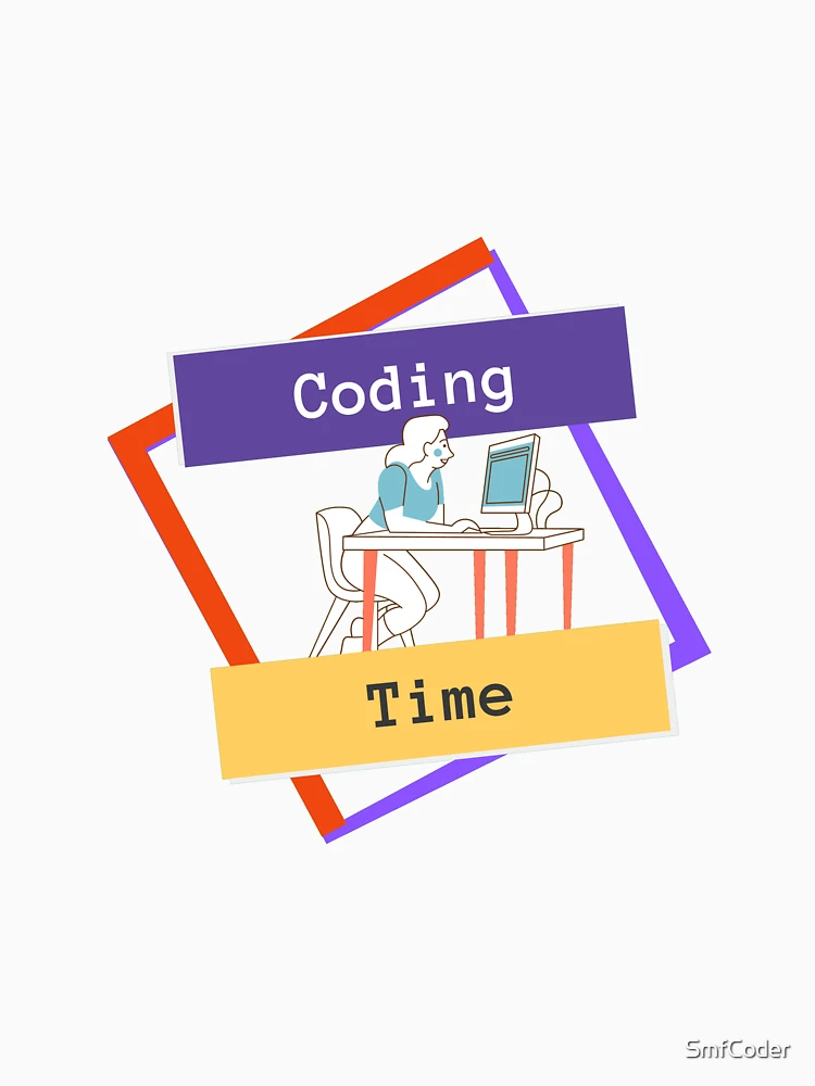 Thumbnail 6 of 6, Pullover Hoodie, Coding Time - Woman Coder designed and sold by SmfCoder.
