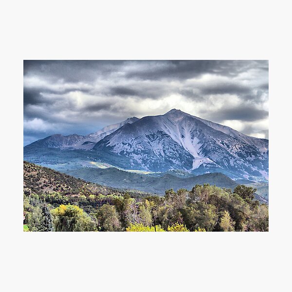 Mt. Sopris Carbondale Colorado Photographic Print