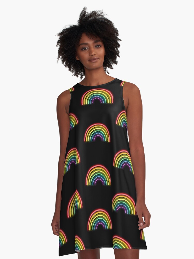 Neon deals rainbow dress