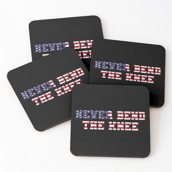Item preview, Never Bend The Knee - USA Flag designed and sold by AmpersandCuster.