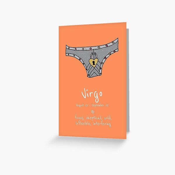 Star Signs: Virgo Greeting Card
