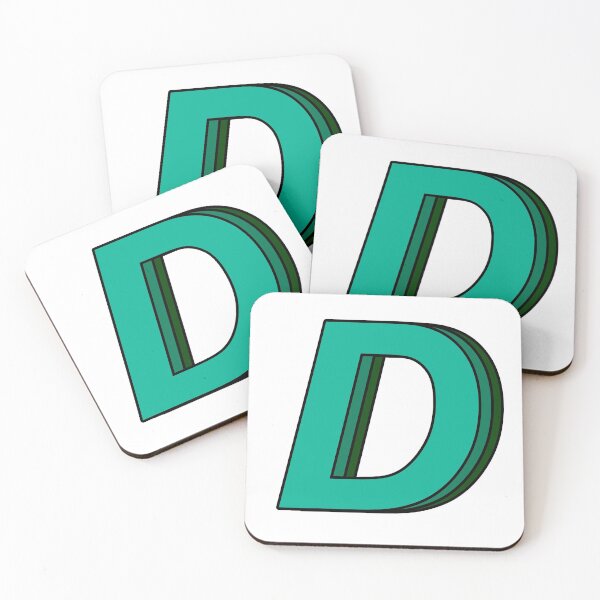 Item preview, green D designed and sold by Amanda Kirkpatrick.