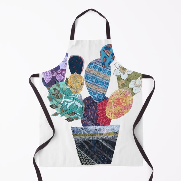Cactus Collage Apron