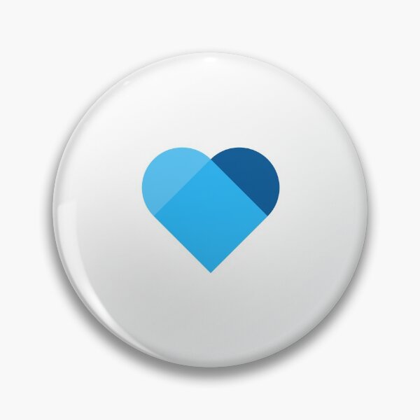 Artikelvorschau, Flattern Herz blau entworfen und verkauft von themobilecoder.