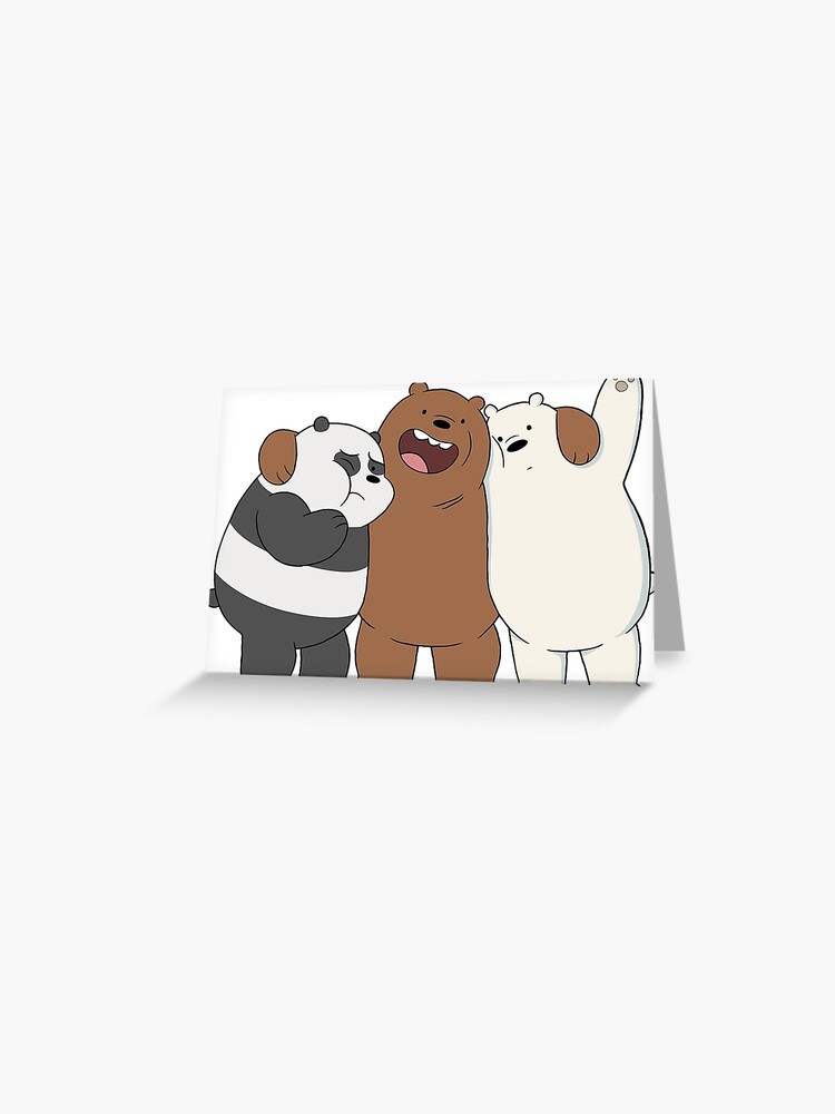 Bare bears cute polar brown panda cute bears animated tv cartoon
