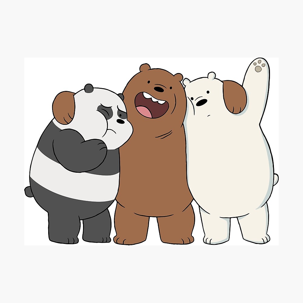 Bare bears cute polar brown panda cute bears animated tv cartoon Bare bears cute polar brown panda cute bears animated tv cartoon