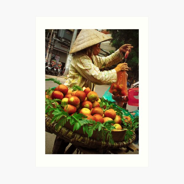 Apple Seller Art Print