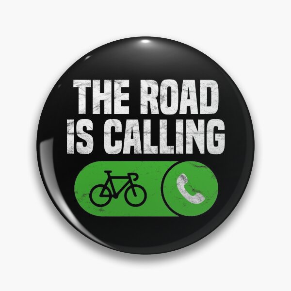 Item preview, The Road Is Calling Bicycle Biker Cycling MTB BMX GIft Design designed and sold by AlphaDist2.