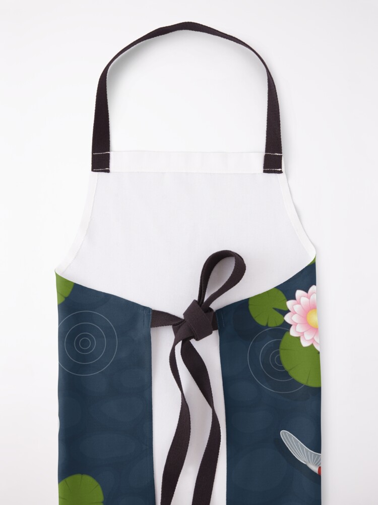 Alternate view of Japanese Koi Fish Pond Apron