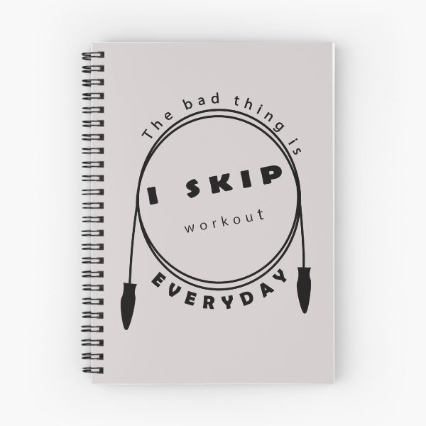 Item preview, Funny Workout Text - I Skip Everyday designed and sold by CreativTEES !.