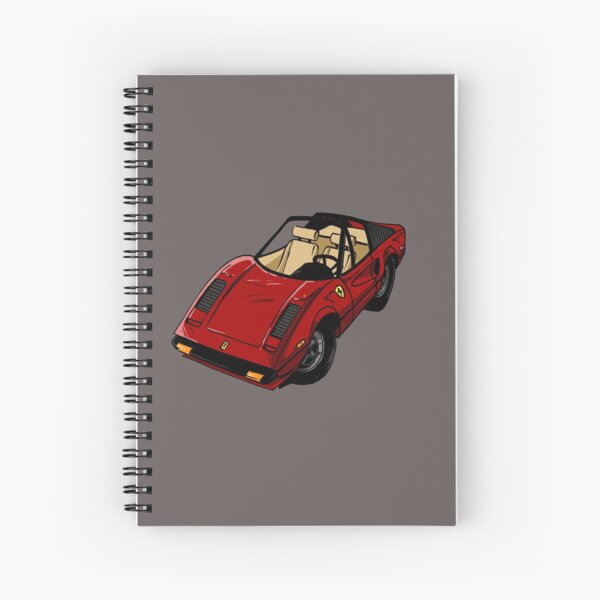 Magnum P.I. Ferrari Spiral Notebook