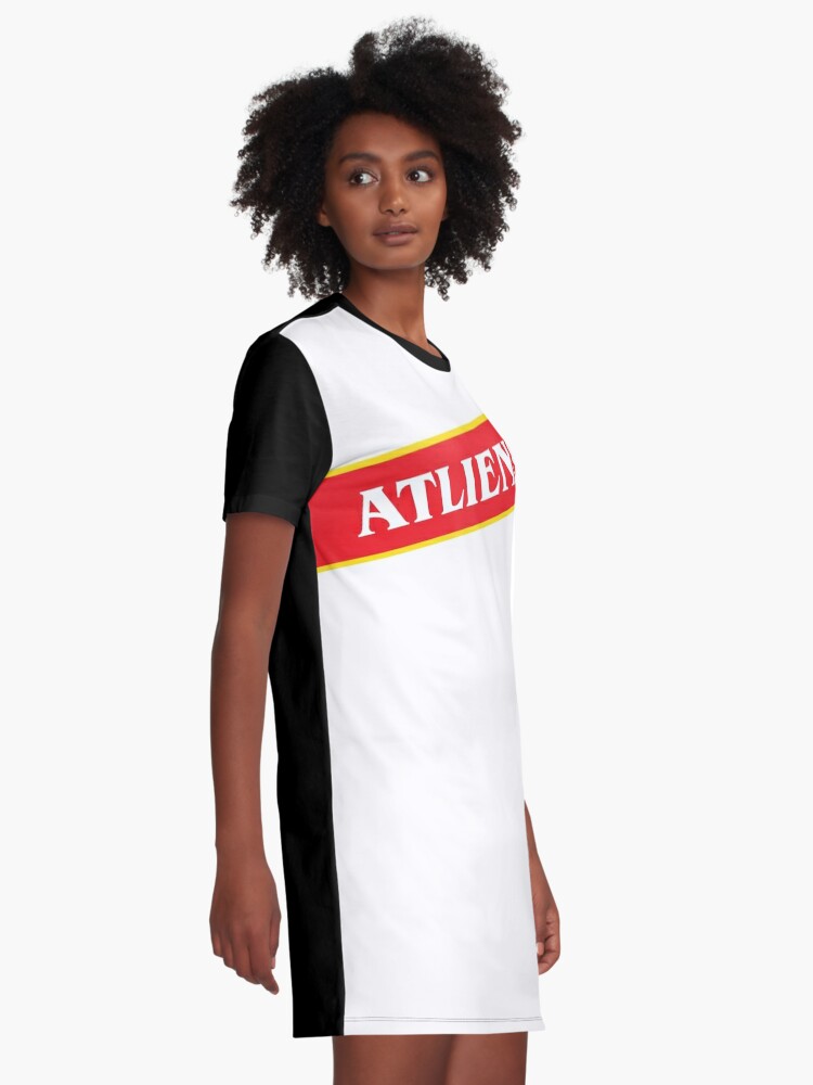 Atliens Stripe On White T Shirt 100% Cotton Atlanta Basketball Hawks Braves  Falcons United Itp